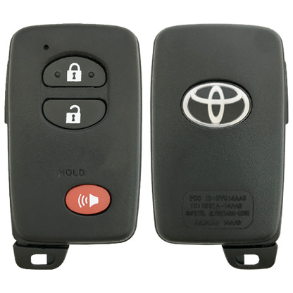 2012 Toyota Prius C Smart Remote Key Fob 3B (FCC: HYQ14ACX, GNE Board P/N: 89904-47230)