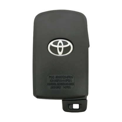 2019 Toyota Corolla Smart Remote Key Fob 4B w/ Trunk (FCC: HYQ14FBA, 0020 Electronics G Board, P/N: 89904-06140)