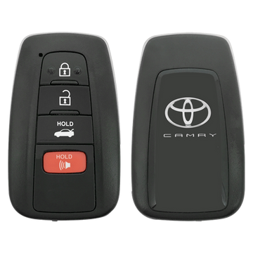 2018 Toyota Camry Smart Remote Key Fob 4B w/ Trunk (FCC: HYQ14FBC, P/N: 89904-06220)