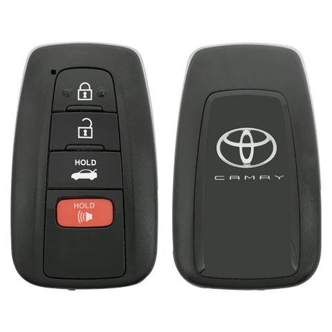 2020 Toyota Camry Smart Remote Key Fob 4B w/ Trunk (FCC: HYQ14FBC, P/N: 89904-06220)