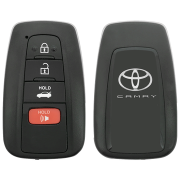 2019 Toyota Camry Smart Remote Key Fob 4B w/ Trunk (FCC: HYQ14FBC, P/N: 89904-06220)