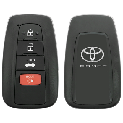 2019 Toyota Camry Smart Remote Key Fob 4B w/ Trunk (FCC: HYQ14FBC, P/N: 89904-06220)