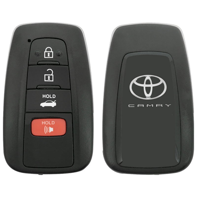 2019 Toyota Camry Smart Remote Key Fob 4B w/ Trunk (FCC: HYQ14FBC, P/N: 89904-06220)