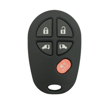 2016 Toyota Sienna Keyless Entry Remote Key Fob 5B w/ Power Sliding Doors (FCC: GQ43VT20T, P/N: 89742-AE030)