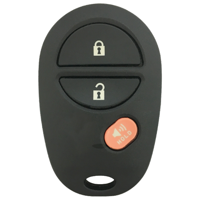 2011 Toyota Tundra Keyless Entry Remote Key Fob 3B (FCC: GQ43VT20T, P/N: 89742-AE010)