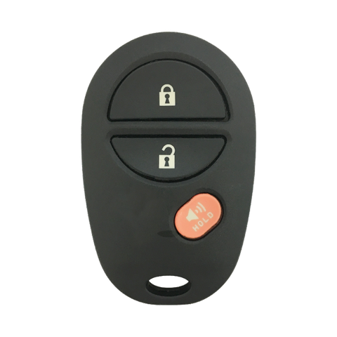 2007 Toyota Sienna Keyless Entry Remote Key Fob 3B (FCC: GQ43VT20T, P/N: 89742-AE010)
