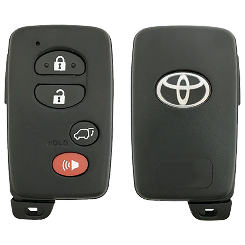 2009 Toyota Venza Smart Remote Key Fob 4B w/ Hatch (FCC: HYQ14ACX, 5290 Board, P/N: 89904-0T060)
