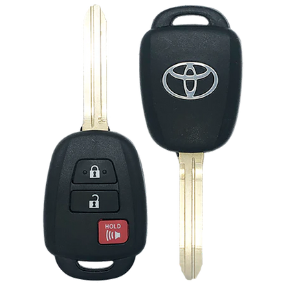 2017 Toyota Prius C Remote Head Key Fob 3B (FCC: HYQ12BDM, G Chip, P/N: 89070-52F60)