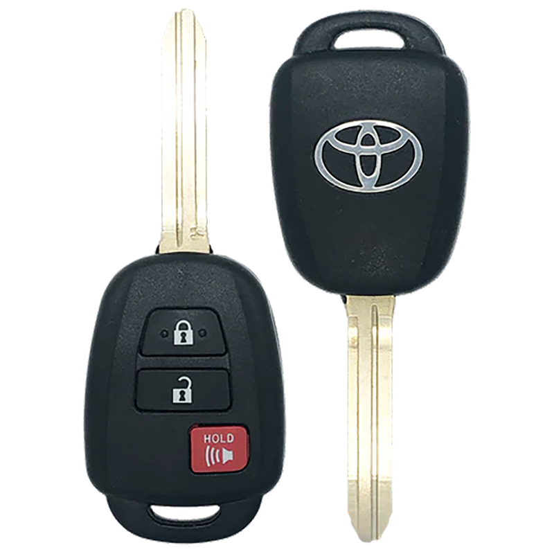 2017 Toyota Prius C Remote Head Key Fob 3B (FCC: HYQ12BDM, G Chip, P/N: 89070-52F60)