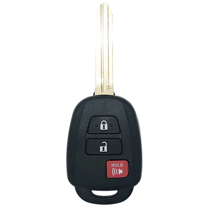 2017 Toyota Prius C Remote Head Key Fob 3B (FCC: HYQ12BDM, G Chip, P/N: 89070-52F60)