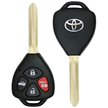 2010 Toyota Venza Remote Head Key Fob 4B w/ Trunk (FCC: GQ4-29T, G Chip, P/N: 89070-02620)