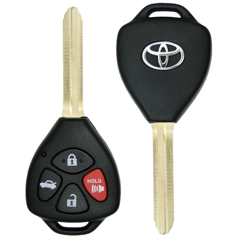 2011 Toyota Matrix Remote Head Key Fob 4B w/ Trunk (FCC: GQ4-29T, G Chip, P/N: 89070-02620)
