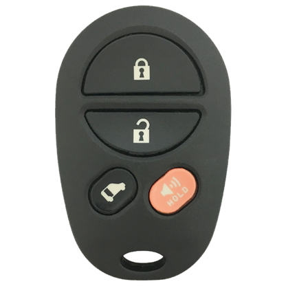 2005 Toyota Sienna Keyless Entry Remote Key Fob 4B w/ Sliding Door (FCC: GQ43VT20T, P/N: 89742-08100)