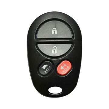 2017 Toyota Sequoia Keyless Entry Remote Key Fob 4B w/ Hatch (FCC: GQ43VT20T, P/N: 89742-0C040)