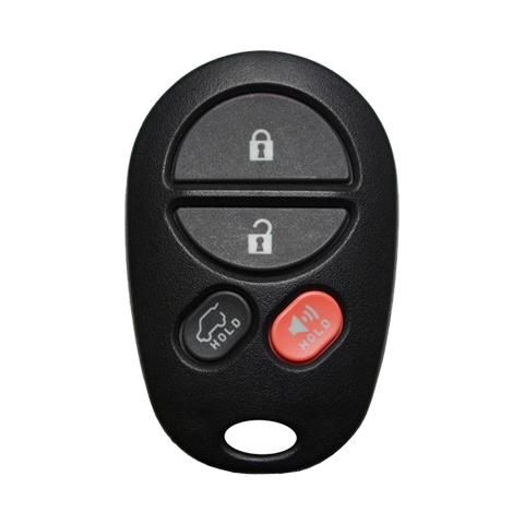 2012 Toyota Highlander Keyless Entry Remote Key Fob 4B w/ Hatch (FCC: GQ43VT20T, P/N: 89742-0W010)