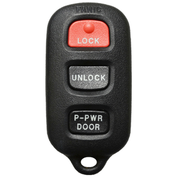 2000 Toyota Sienna Keyless Entry Remote Key Fob 4B w/ Power Door (FCC: GQ43VT14T, P/N: 89742-08070)