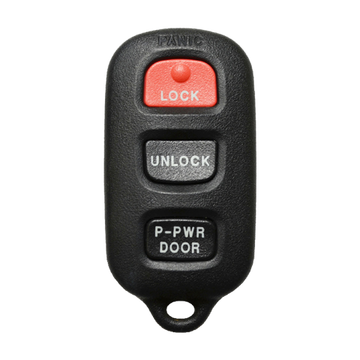 2001 Toyota Sienna Keyless Entry Remote Key Fob 4B w/ Power Door (FCC: GQ43VT14T, P/N: 89742-08070)