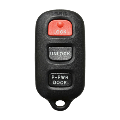 1999 Toyota Sienna Keyless Entry Remote Key Fob 4B w/ Power Door (FCC: GQ43VT14T, P/N: 89742-08070)