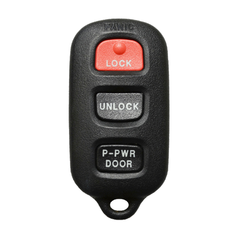 1999 Toyota Sienna Keyless Entry Remote Key Fob 4B w/ Power Door (FCC: GQ43VT14T, P/N: 89742-08070)