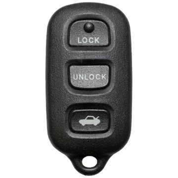 2005 Toyota Camry Keyless Entry Remote Key Fob 4B w/ Trunk (FCC: GQ43VT14T, P/N: 89742-AA030)