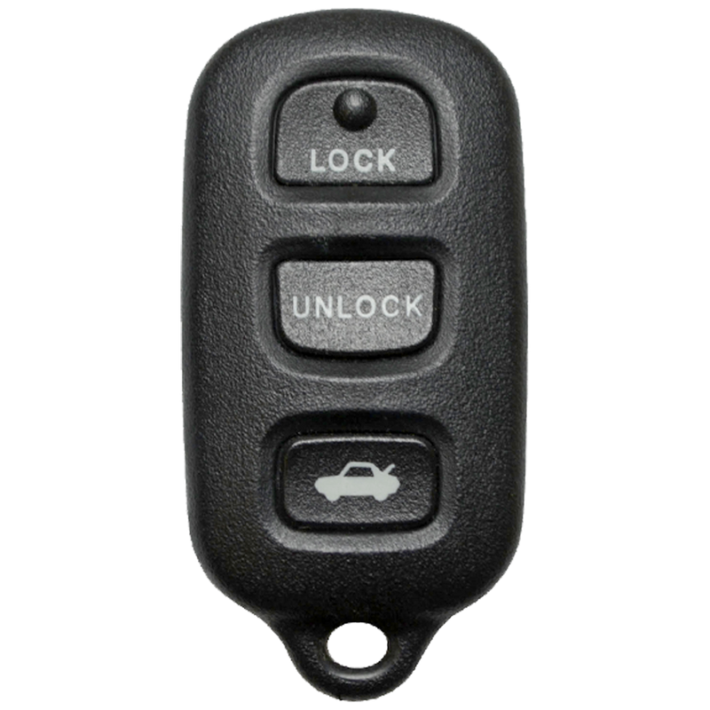 2005 Toyota Camry Keyless Entry Remote Key Fob 4B w/ Trunk (FCC: GQ43VT14T, P/N: 89742-AA030)