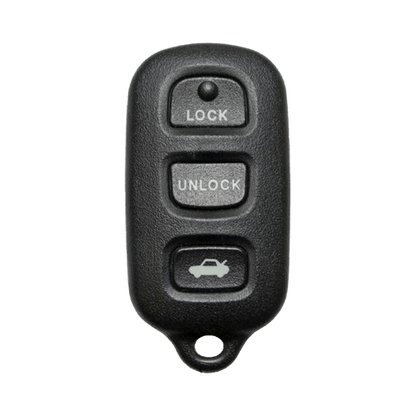 2003 Toyota Camry Keyless Entry Remote Key Fob 4B w/ Trunk (FCC: GQ43VT14T, P/N: 89742-AA030)