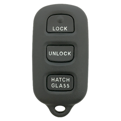 2003 Toyota Matrix Keyless Entry Remote Key Fob 3B w/ Hatch Glass (FCC: GQ43VT14T, P/N: 88969657)