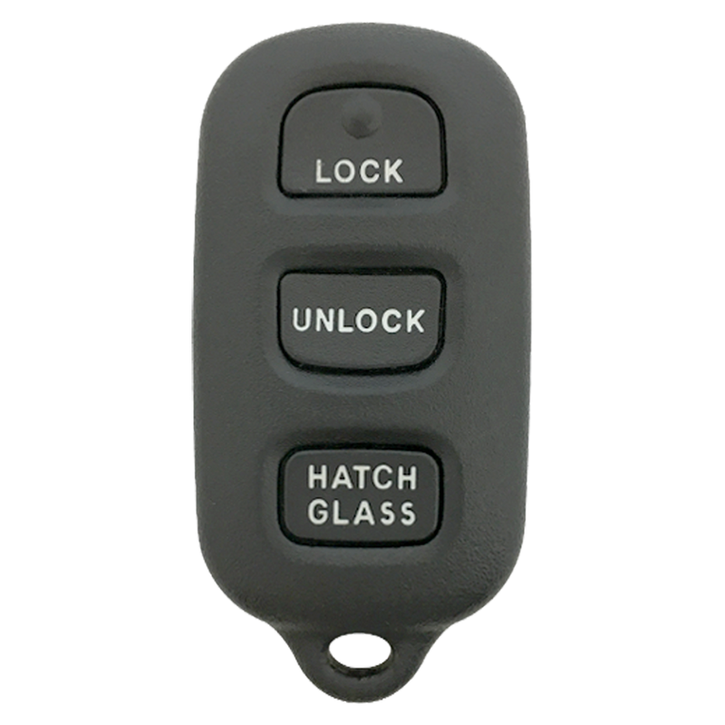 2003 Toyota Matrix Keyless Entry Remote Key Fob 3B w/ Hatch Glass (FCC: GQ43VT14T, P/N: 88969657)