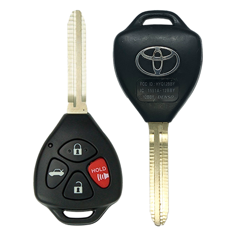 2010 Toyota RAV4 Remote Head Key Fob 4B w/ Trunk (FCC: HYQ12BBY, G Chip, P/N: 89070-06500)