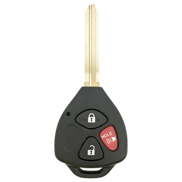 2007 Toyota Yaris Remote Head Key Fob 3B (FCC: MOZB41TG, Dot Chip, P/N: 89070-52850)