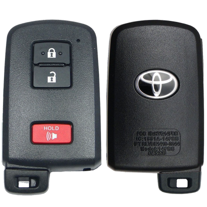 2021 Toyota 4Runner Smart Remote Key Fob 3B (FCC: HYQ14FBB, G Board 0010 Electronics, P/N: 89904-35060)