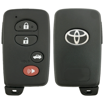 2012 Toyota Corolla Smart Remote Key Fob 4B w/ Trunk (FCC: HYQ14AAB, 3370 E-Board, P/N: 89904-06130)