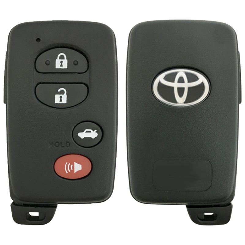 2012 Toyota Corolla Smart Remote Key Fob 4B w/ Trunk (FCC: HYQ14AAB, 3370 E-Board, P/N: 89904-06130)