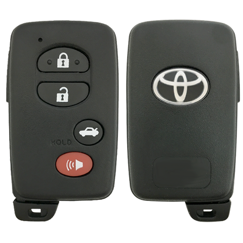 2013 Toyota Corolla Smart Remote Key Fob 4B w/ Trunk (FCC: HYQ14AAB, 3370 E-Board, P/N: 89904-06130)