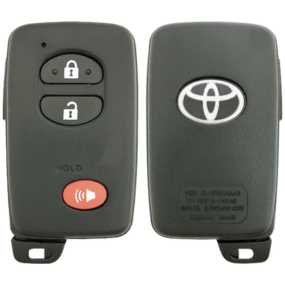 2009 Toyota Highlander Smart Remote Key Fob 3B (FCC: HYQ14AAB, 0140 Board, P/N: 89904-48100)