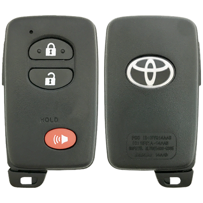 2012 Toyota RAV4 Smart Remote Key Fob 3B (FCC: HYQ14AAB, 0140 Board, P/N: 89904-48100)