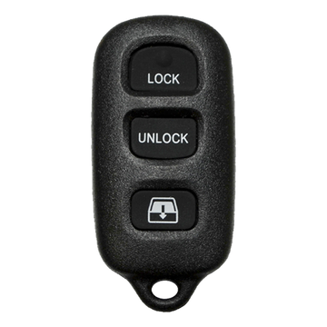 2001 Toyota 4Runner Keyless Entry Remote Key Fob 4B w/ Glass Hatch (FCC: HYQ12BBX, P/N: 89742-0C030)
