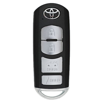 2017 Toyota Yaris iA Smart Remote Key Fob 4B w/ Trunk (FCC: WAZSKE13D02, P/N: 89904-WB001)