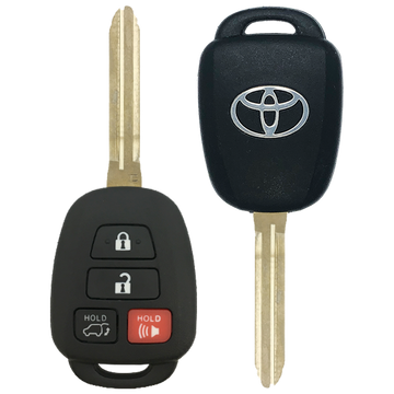 2017 Toyota Highlander Remote Head Key Fob 4B w/ Hatch (FCC: GQ4-52T, H Chip, P/N: 89070-0R100)