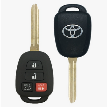 2019 Toyota Highlander Remote Head Key Fob 4B w/ Hatch (FCC: GQ4-52T, H Chip, P/N: 89070-0R100)