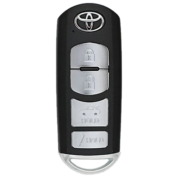 2017 Toyota Yaris iA Smart Remote Key Fob 4B w/ Trunk (FCC: WAZSKE13D02, P/N: 89904-WB001)