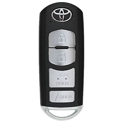 2017 Toyota Yaris iA Smart Remote Key Fob 4B w/ Trunk (FCC: WAZSKE13D02, P/N: 89904-WB001)