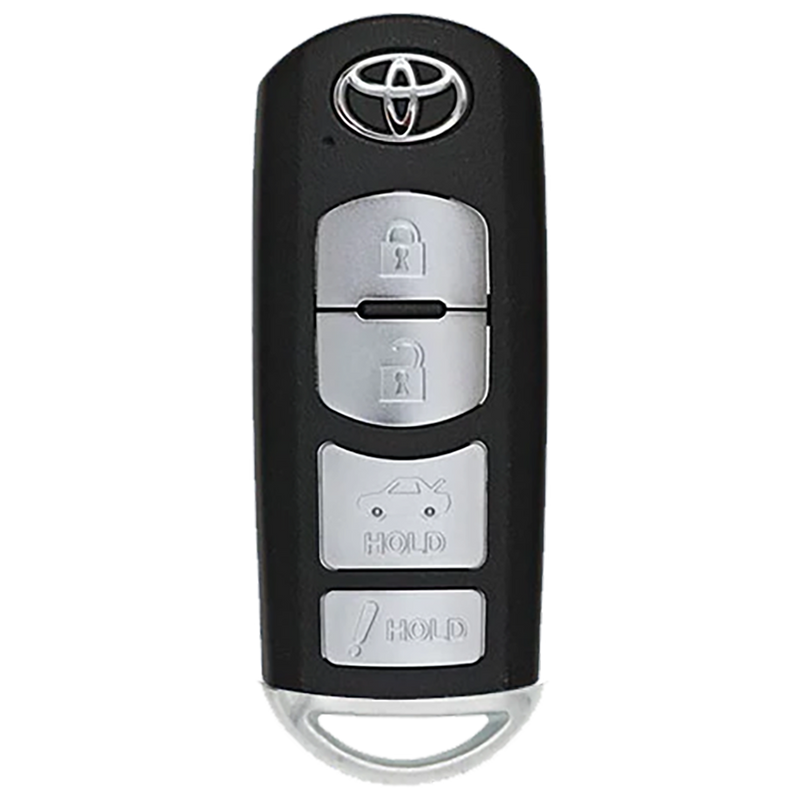 2017 Toyota Yaris iA Smart Remote Key Fob 4B w/ Trunk (FCC: WAZSKE13D02, P/N: 89904-WB001)