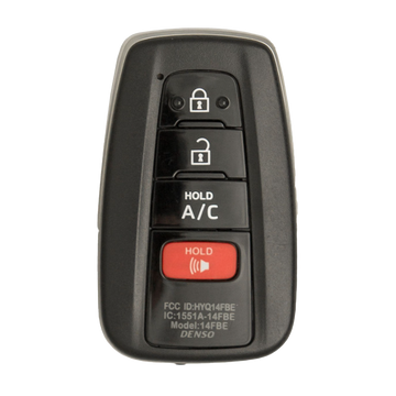 2019 Toyota Prius Prime Smart Remote Key Fob 4B w/ A/C (FCC: HYQ14FBE, P/N: 89904-47460)