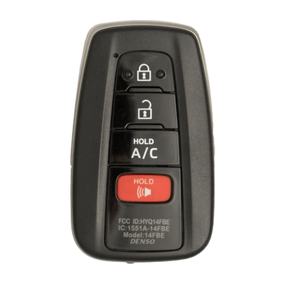 2017 Toyota Prius Prime Smart Remote Key Fob 4B w/ A/C (FCC: HYQ14FBE, P/N: 89904-47460)