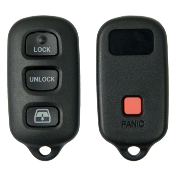 2001 Toyota Sequoia Keyless Entry Remote Key Fob 4B w/ Rear Sliding Window (FCC: HYQ1512Y, P/N: 89742-35020)