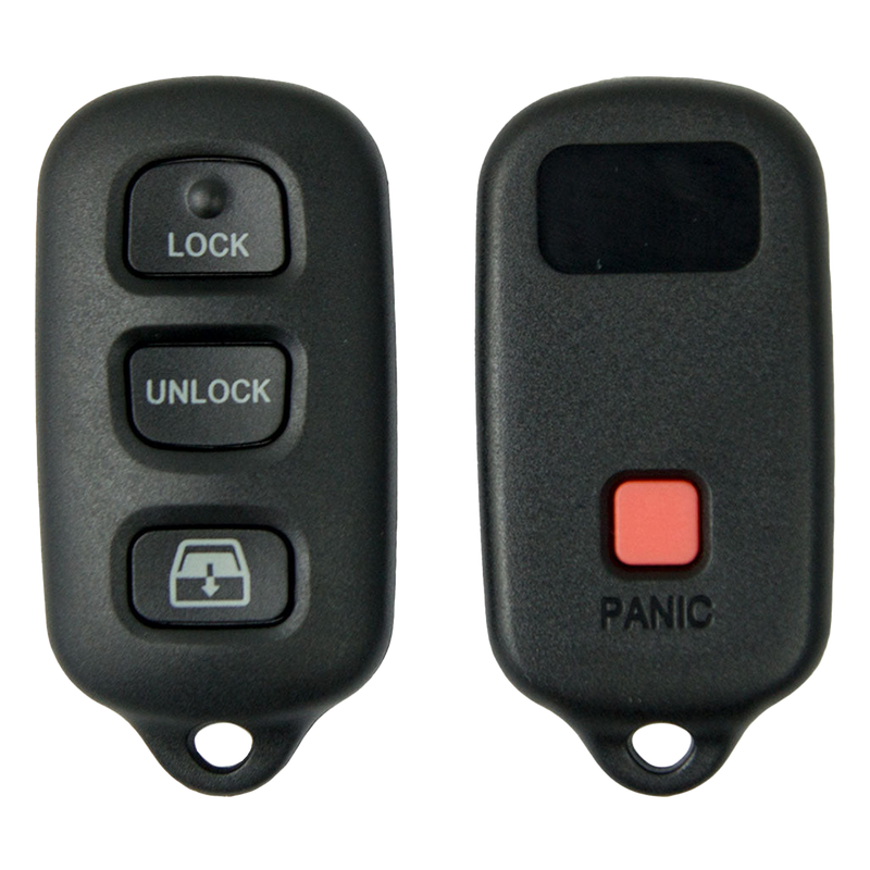 2003 Toyota Sequoia Keyless Entry Remote Key Fob 4B w/ Rear Sliding Window (FCC: HYQ1512Y, P/N: 89742-35020)