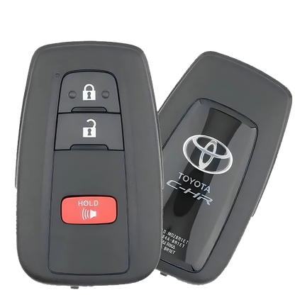 2019 Toyota C-HR Smart Remote Key Fob 3B (FCC: MOZBR1ET, P/N: 89904-F4020)