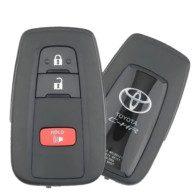 2020 Toyota C-HR Smart Remote Key Fob 3B (FCC: MOZBR1ET, P/N: 89904-F4020)
