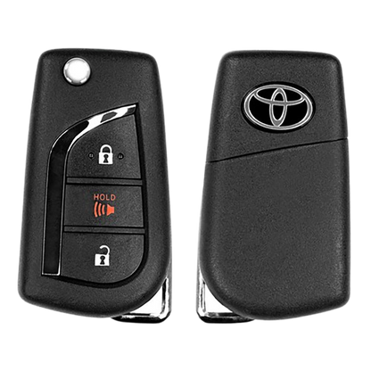 2022 Toyota C-HR Remote Flip Key Fob 3B (FCC: MOZB3F2F2L, JAPAN BUILT, P/N: 89070-10082)